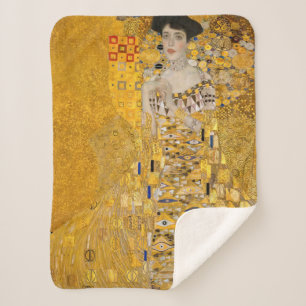 Gustav Klimt - Portrait of Adele Bloch-Bauer I Sherpa Blanket