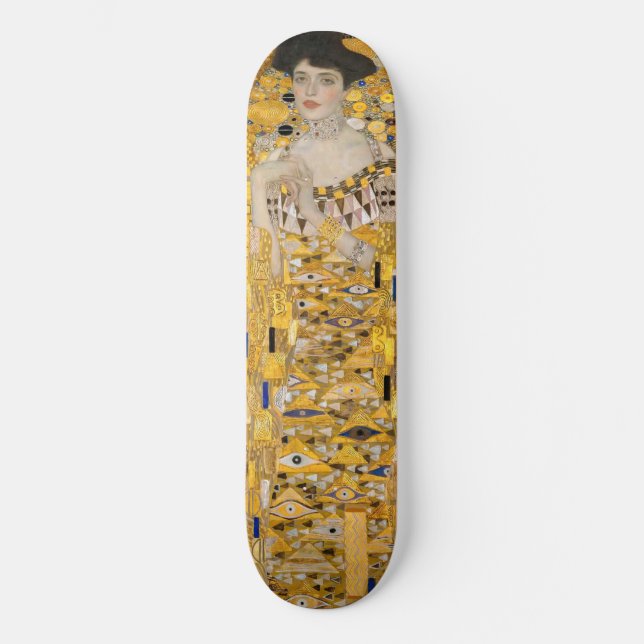 Gustav Klimt - Portrait of Adele Bloch-Bauer I Skateboard (Front)