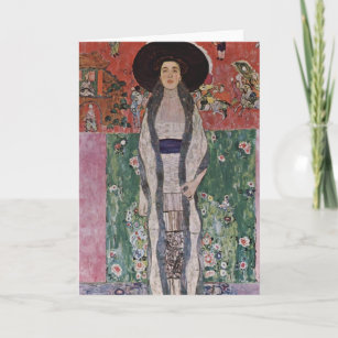 Gustav Klimt Portrait of Adele Bloch-Bauer II Card