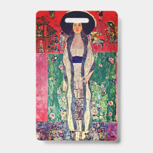 Gustav Klimt Portrait of Adele Bloch-Bauer II ID Badge