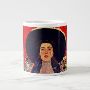 Gustav Klimt Portrait of Adele Bloch-Bauer II Large Coffee Mug