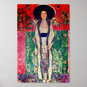 Gustav Klimt Portrait of Adele Bloch-Bauer II Poster