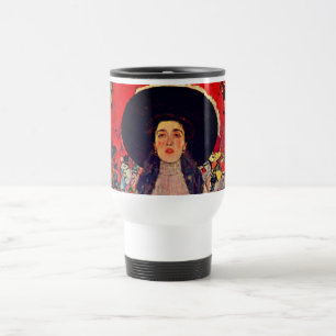 Gustav Klimt Portrait of Adele Bloch-Bauer II Travel Mug