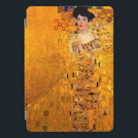 Gustav Klimt Portrait of Adele Bloch Bauer iPad Pro Cover<br><div class="desc">iPad Cover featuring Gustav Klimt’s oil painting Portrait of Adele Bloch Bauer I (1907). A beautiful woman wears a golden and geometric dress in front of a gold background. A great gift for fans of Art Nouveau and Austrian art.</div>