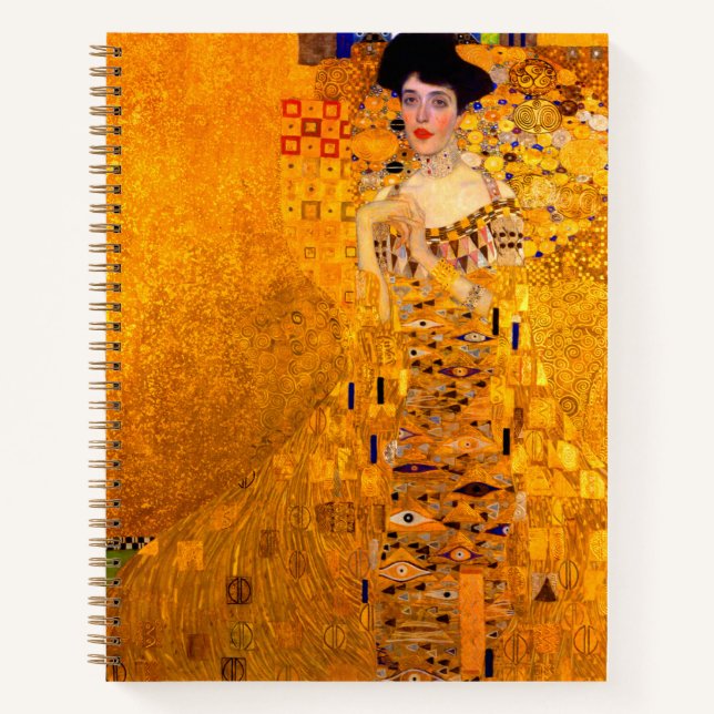 Gustav Klimt Portrait of Adele Bloch Bauer Notebook (Front)