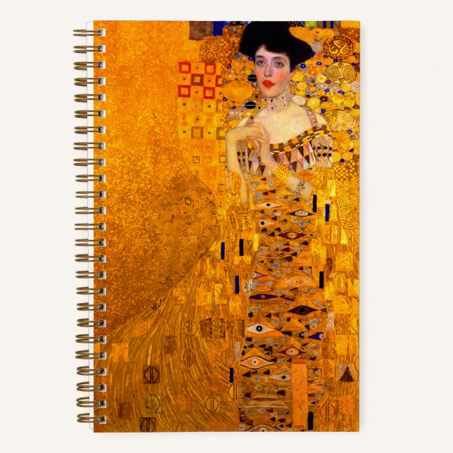 Gustav Klimt Portrait of Adele Bloch Bauer Notebook (Front)