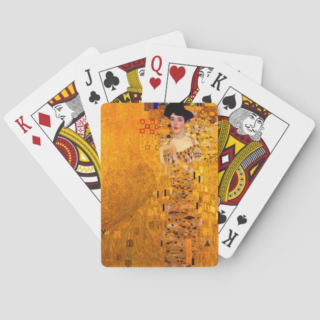 Gustav Klimt Portrait of Adele Bloch Bauer Playing Cards (Back)
