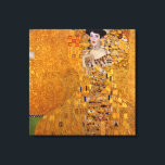 Gustav Klimt Portrait of Adele GalleryHD Vintage Canvas Print<br><div class="desc">Gustav Klimt. Portrait of Adele Bloch-Bauer I. c. 1907. Oil,  silver and gold on canvas. Original fine art masterpiece painting by famous Austrian Art Nouveau artist Gustav Klimt.</div>