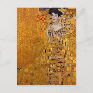 Gustav Klimt Portrait of Adele GalleryHD Vintage Postcard