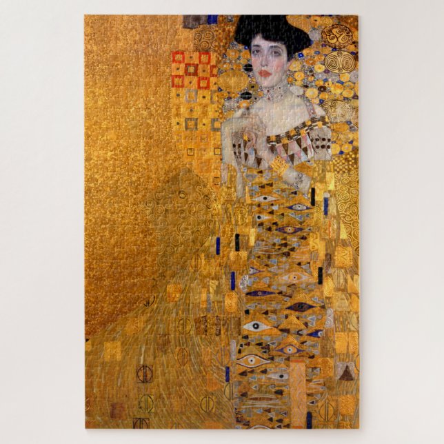 Gustav Klimt Portrait of Adele Jigsaw Puzzle (Vertical)