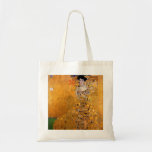 Gustav Klimt Portrait Tote Bag<br><div class="desc">This popular Klimt painting is entitled "Adele Bloch-Bauer's Portrait" and was painted in 1907. Gustav Klimt (July 14, 1862 – February 6, 1918) was an Austrian symbolist painter and one of the most prominent members of the Vienna Secession movement. Klimt is noted for his paintings, murals, sketches, and other objets...</div>