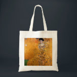 Gustav Klimt Portrait Tote Bag<br><div class="desc">This popular Klimt painting is entitled "Adele Bloch-Bauer's Portrait" and was painted in 1907. Gustav Klimt (July 14, 1862 – February 6, 1918) was an Austrian symbolist painter and one of the most prominent members of the Vienna Secession movement. Klimt is noted for his paintings, murals, sketches, and other objets...</div>