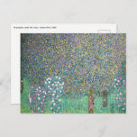 Gustav Klimt - Rosebushes under the Trees Postcard<br><div class="desc">Rosebushes under the Trees / Roses under the Trees by Gustav Klimt in 1905</div>