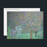 Gustav Klimt - Rosebushes under the Trees Postcard<br><div class="desc">Rosebushes under the Trees / Roses under the Trees by Gustav Klimt in 1905</div>