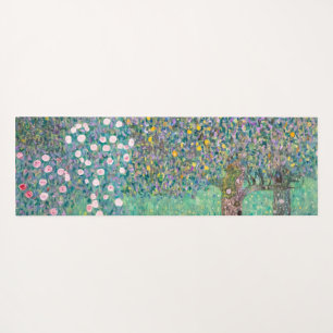 Gustav Klimt - Rosebushes under the Trees Yoga Mat
