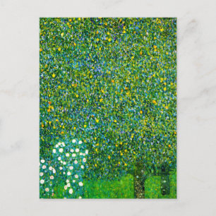 Gustav Klimt Roses Under The Pear Tree Postcard