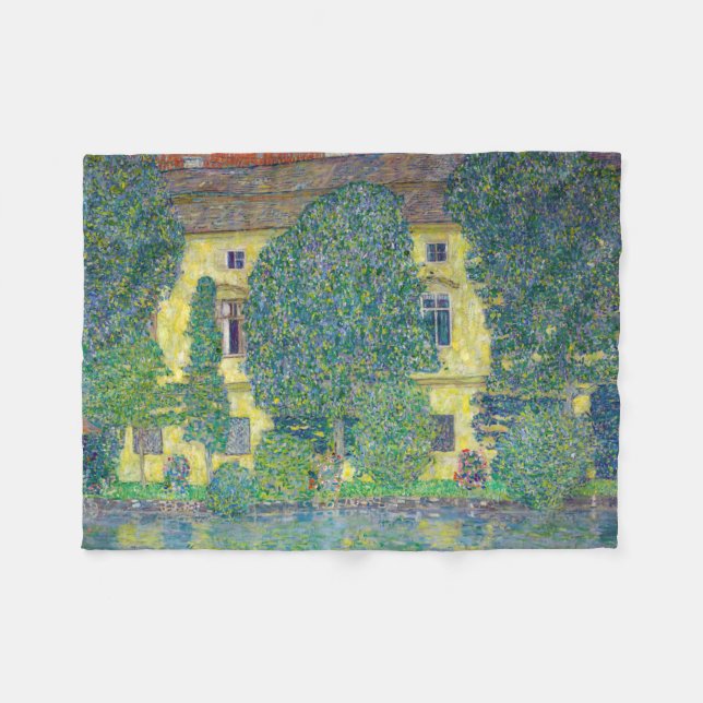 Gustav Klimt - Schloss Kammer am Attersee III Fleece Blanket (Front (Horizontal))