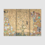 Gustav Klimt - Stoclet Frieze Tree of Life Tissue Paper<br><div class="desc">Stoclet Frieze Triptych: Tree of Life,  Fulfilment,  Expectation - Gustav Klimt,  Cardboard,  1909</div>