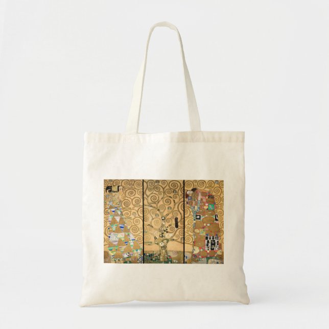 Gustav Klimt - Stoclet Frieze Tree of Life Tote Bag (Front)