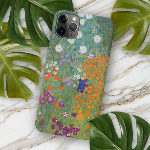 Gustav Klimt Summer Floral Fine Art Painting iPhone 11Pro Max Case