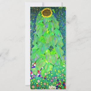 Gustav Klimt Sunflower Invitation