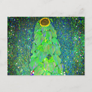 Gustav Klimt Sunflower Postcard