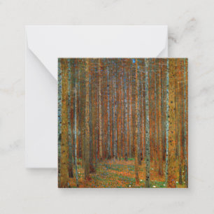 Gustav Klimt - Tannenwald Pine Forest Card
