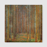 Gustav Klimt - Tannenwald Pine Forest Magnet<br><div class="desc">Fir Forest / Tannenwald Pine Forest - Gustav Klimt,  Oil on Canvas,  1902</div>