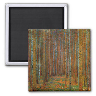 Gustav Klimt - Tannenwald Pine Forest Magnet