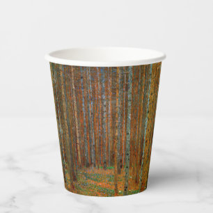 Gustav Klimt - Tannenwald Pine Forest Paper Cups