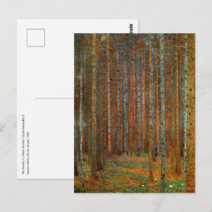 Gustav Klimt - Tannenwald Pine Forest Postcard