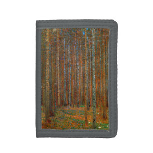 Gustav Klimt - Tannenwald Pine Forest Trifold Wallet