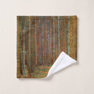 Gustav Klimt - Tannenwald Pine Forest Wash Cloth