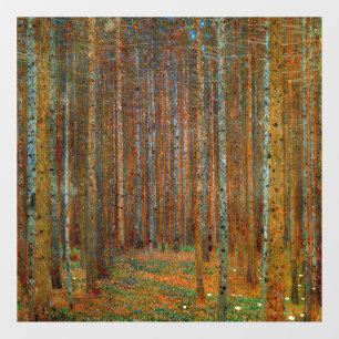 Gustav Klimt - Tannenwald Pine Forest Window Cling
