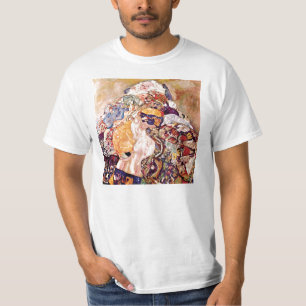 Gustav Klimt - The Baby Cradle - Newborn T-Shirt