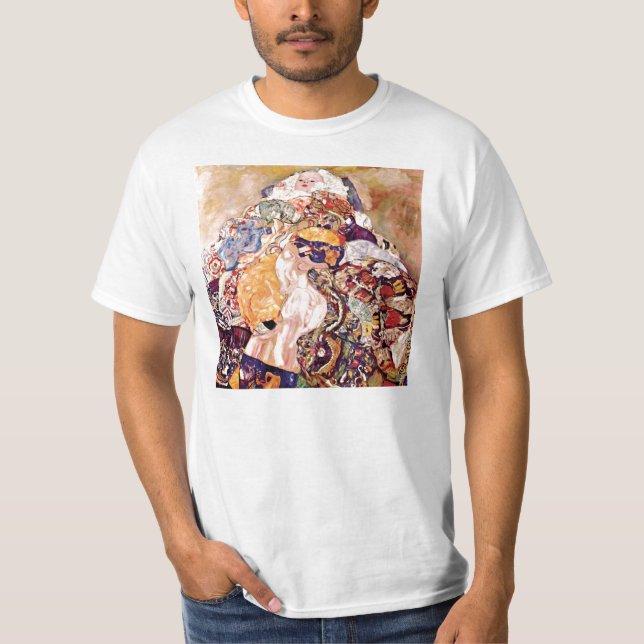 Gustav Klimt - The Baby Cradle - Newborn T-Shirt (Front)