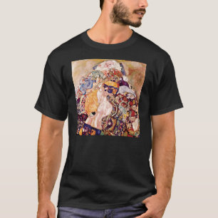 Gustav Klimt - The Baby Cradle - Newborn T-Shirt