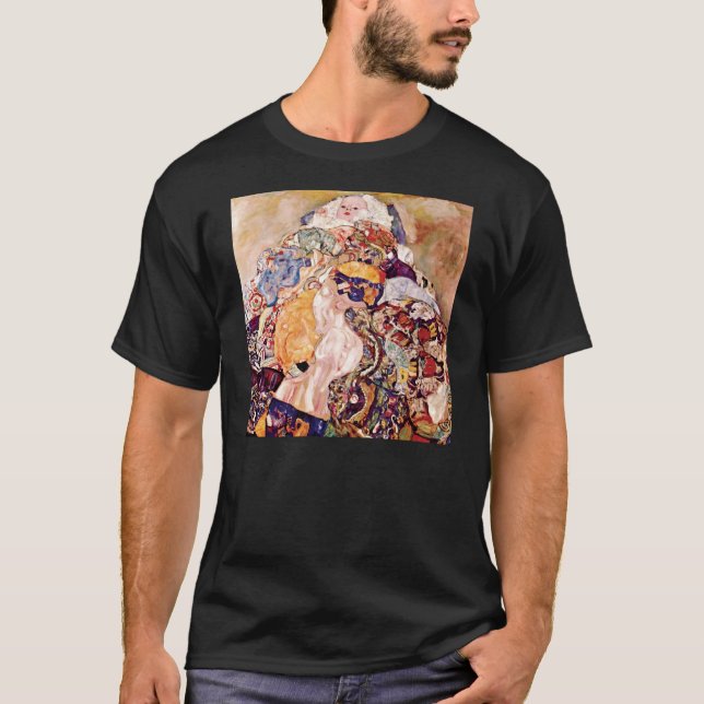 Gustav Klimt - The Baby Cradle - Newborn T-Shirt (Front)