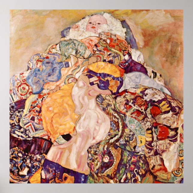 Gustav Klimt 'The Baby' Poster (Front)