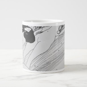 Gustav Klimt - The Blood Of Fish Large Coffee Mug