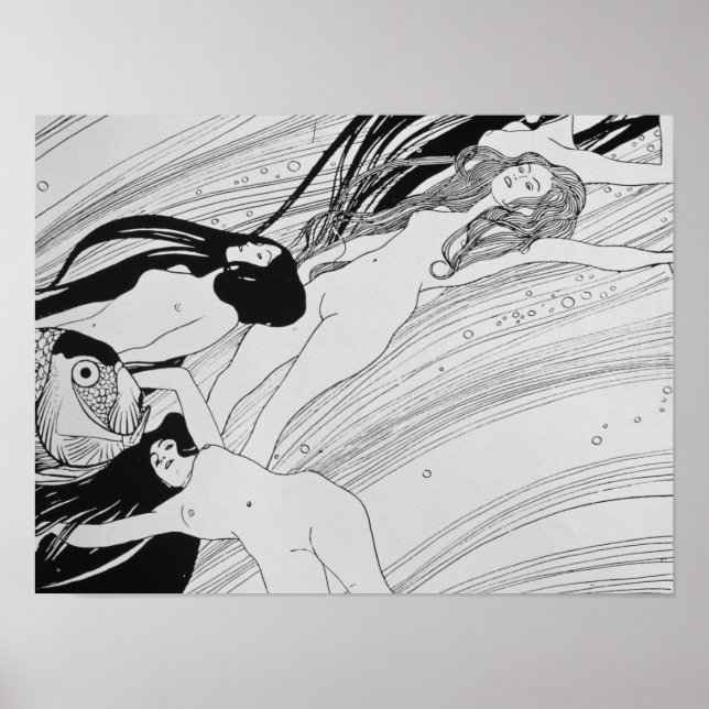 Gustav Klimt - The Blood Of Fish Poster (Front)