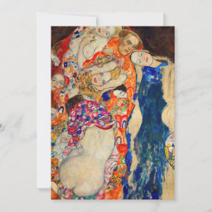 Gustav Klimt - The Bride (unfinished) Invitation