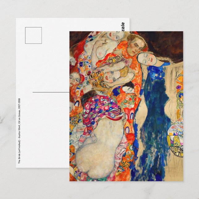 Gustav Klimt - The Bride (unfinished) Postcard (Front/Back)