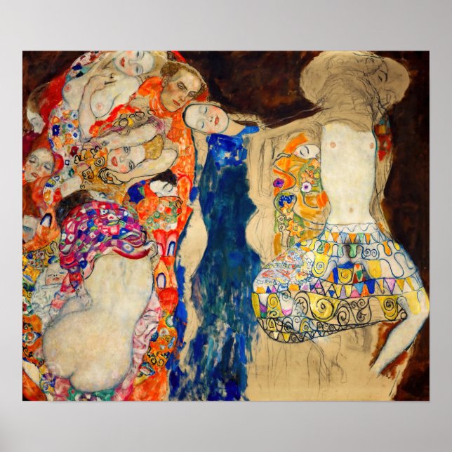 Gustav Klimt - The Bride (unfinished) Poster (Front)