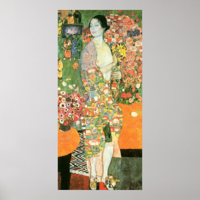 Gustav Klimt - the Dancer Poster (Front)