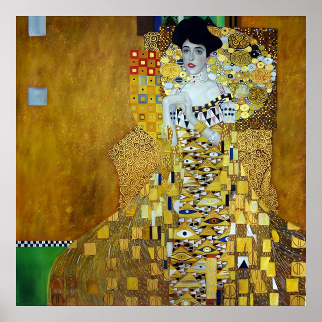 Gustav Klimt, The Gold Woman Poster (Front)