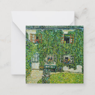 Gustav Klimt - The House of Guardaboschi Card