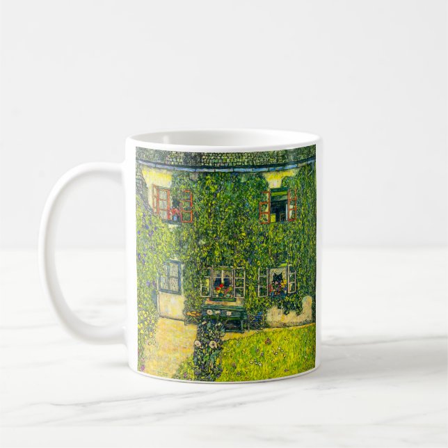 Gustav Klimt The House of Guardaboschi Coffee Mug (Left)