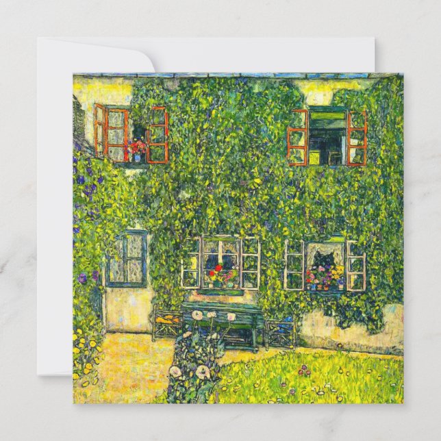 Gustav Klimt The House of Guardaboschi Invitation (Front)