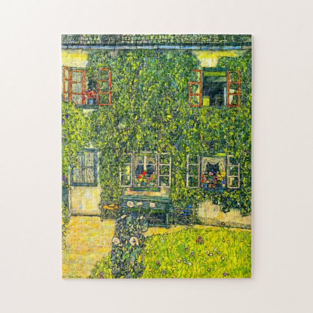 Gustav Klimt The House of Guardaboschi Jigsaw Puzzle (Vertical)